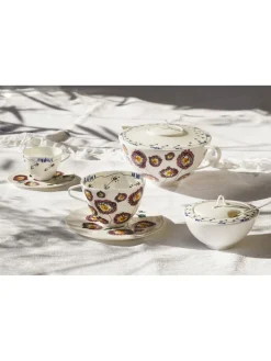 Set di due tazze e piattini Anemone