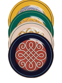 Set di 4 piatti da dessert
