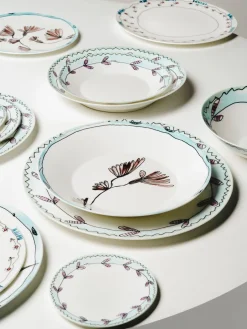 Set di 2 piatti da dessert Blossom Milk