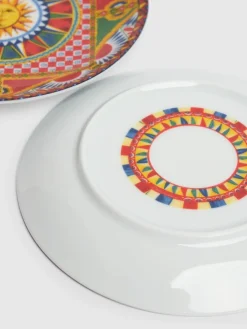 Set di 2 piatti da frutta Sole Carretto