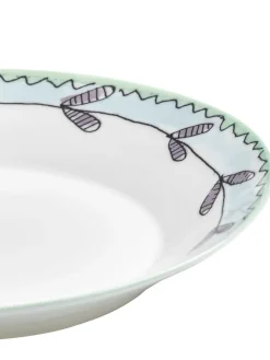 Set di 2 piatti fondi Blossom Milk