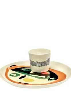 Set di 2 piatti medi Face 1 Feast