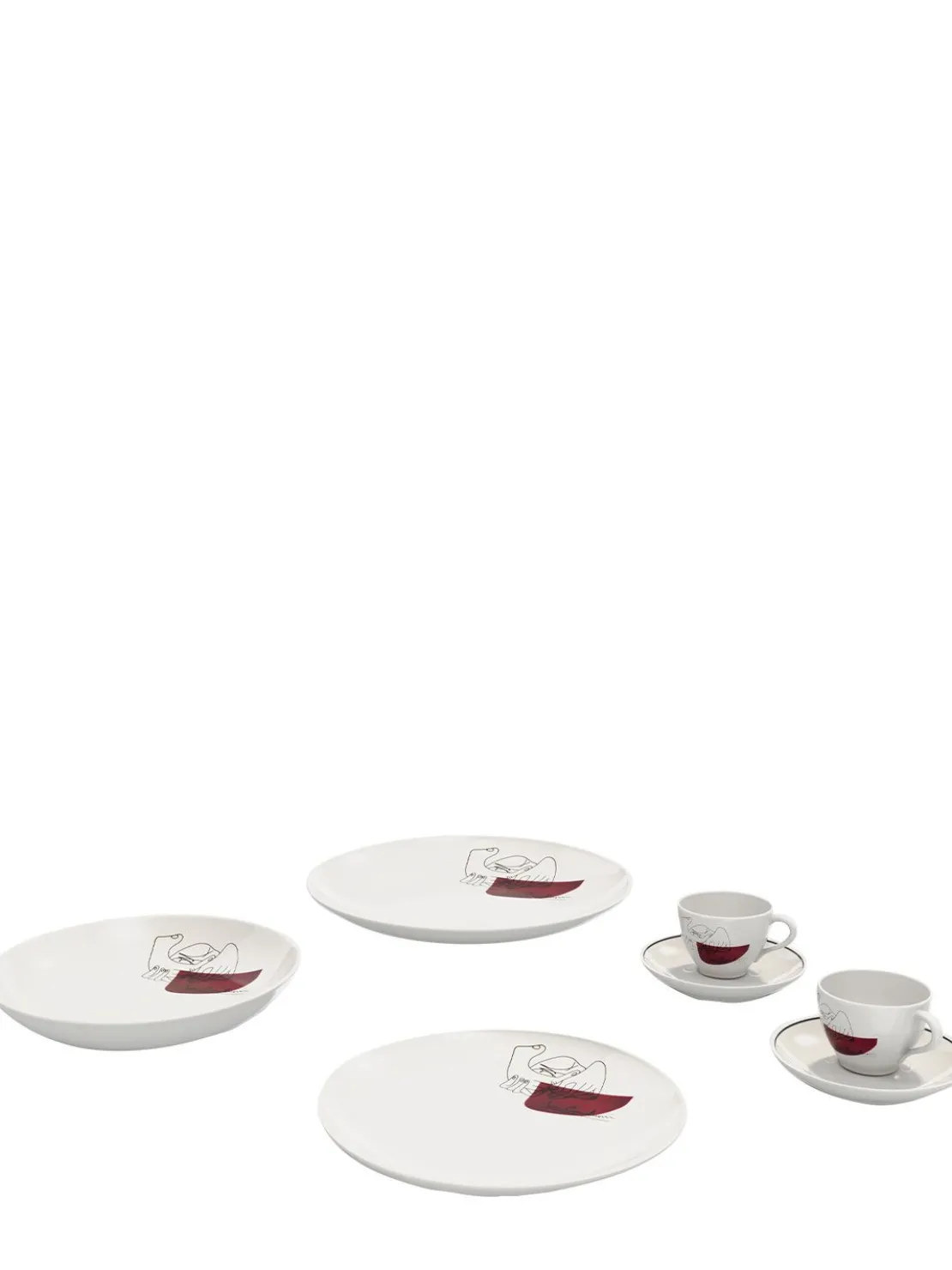 Set di 2 piatti Service Prunier
