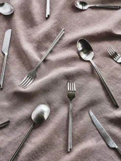 Set di 5 posate Dune in acciaio inox