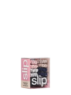 Set di 12 scrunchie mini in seta pura