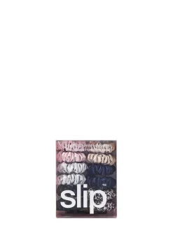 Set di 12 scrunchie mini in seta pura
