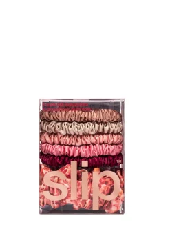 Set di 6 scrunchie misti Flora in seta