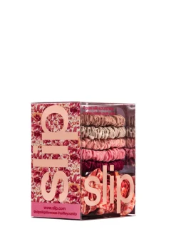 Set di 6 scrunchie misti Flora in seta
