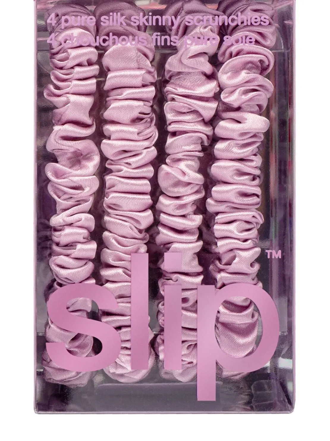 Set di 4 scrunchie skinny