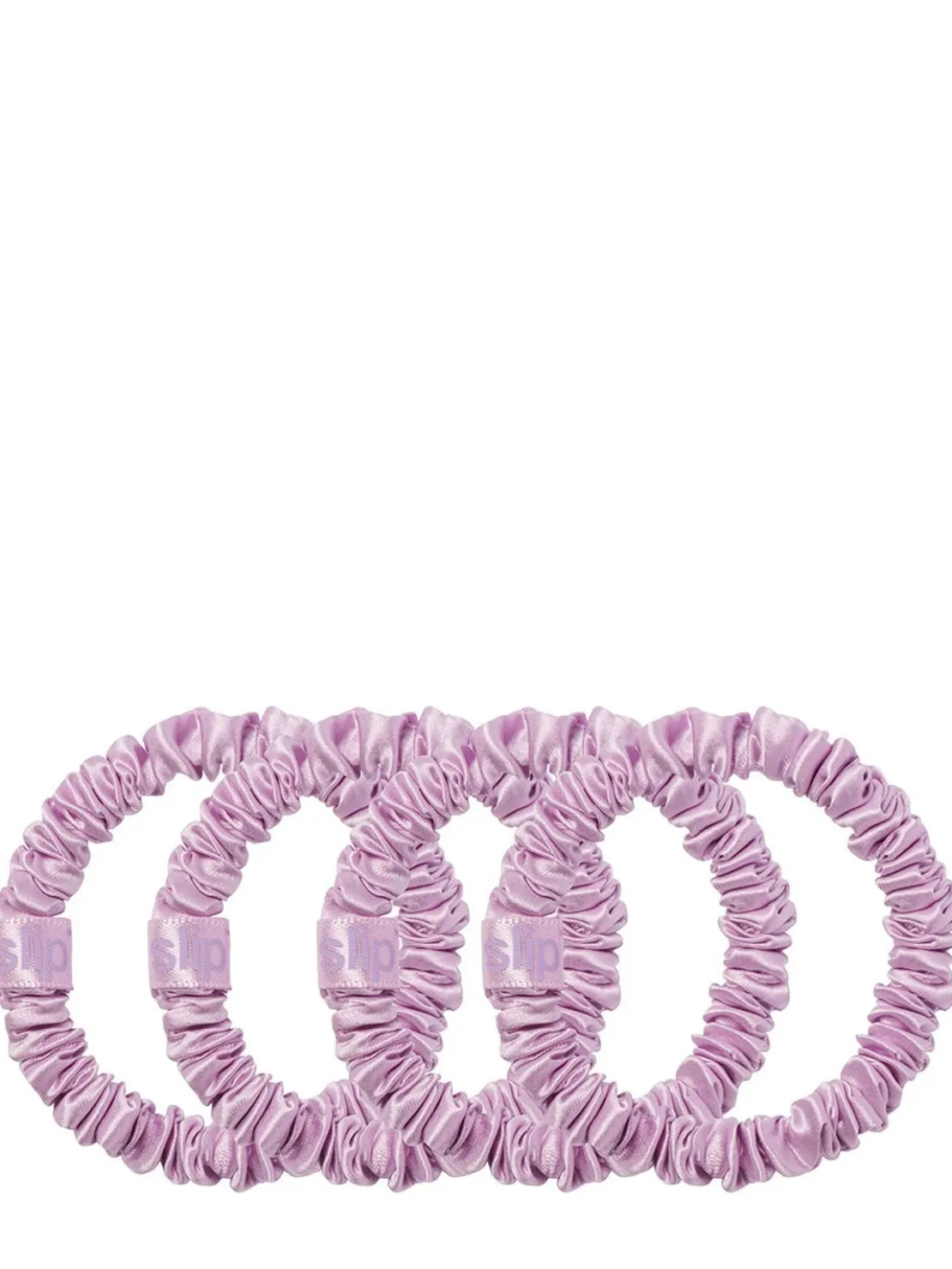 Set di 4 scrunchie skinny