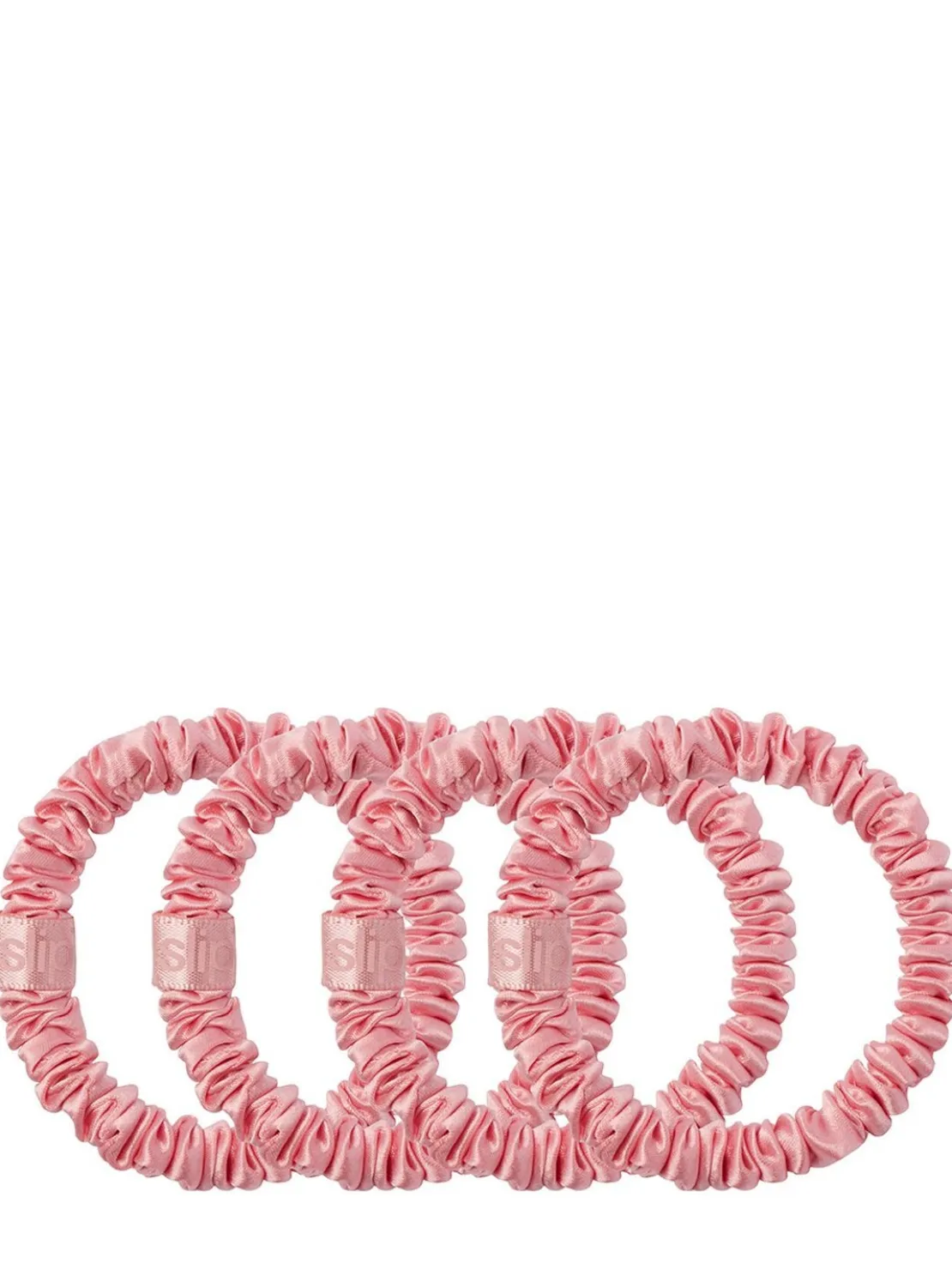 Set di 4 scrunchie skinny