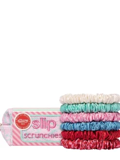 Set di 6 scrunchie skinny con bustina