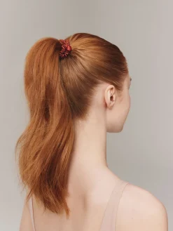 Set di 4 scrunchie skinny in seta
