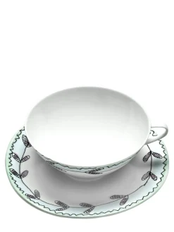 Set di 2 tazzine e piattini Blossom Milk