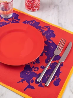 Set di 2 tovagliette Hortensia