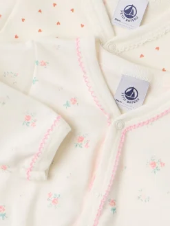 Set of 2 cotton jersey rompers