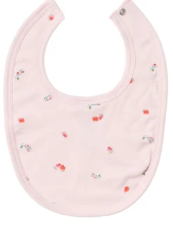Set of 2 printed cotton bibs