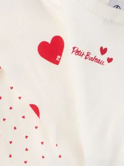 Set of 3 printed cotton bodysuits
