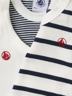 Set of 3 printed cotton bodysuits