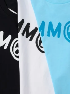 Set of 3 printed cotton jersey t-shirts