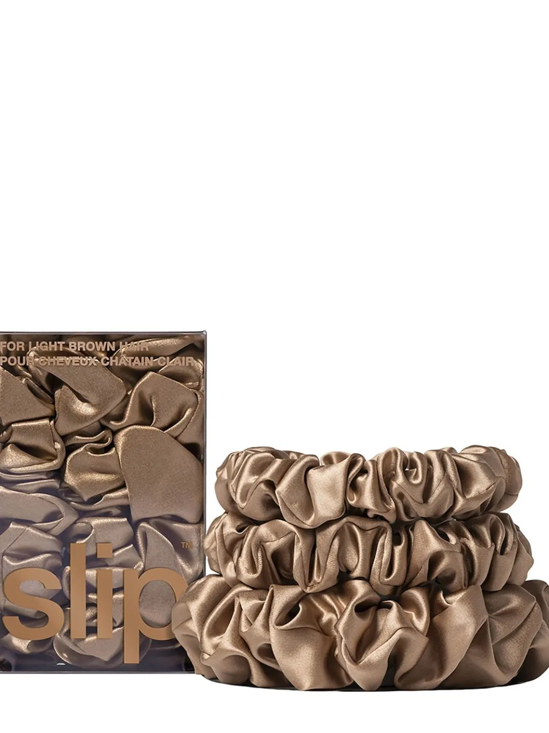 Set of 3 silk scrunchies