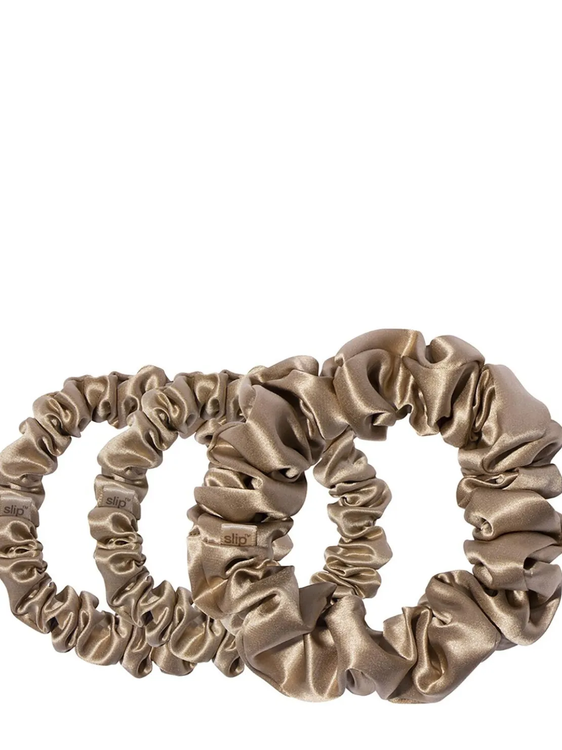 Set of 3 silk scrunchies