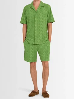 Shorts Augusto in spugna jacquard