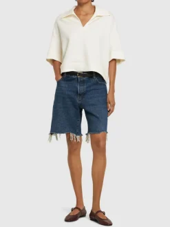 Shorts a vita media The Leisure in denim