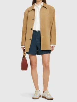 Shorts cargo vita alta