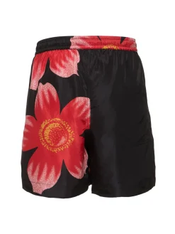 Shorts con stampa floreale