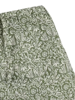 Shorts in cotone stampato stretch