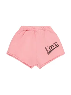Shorts in felpa di cotone con stampa