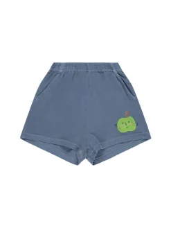 Shorts in jersey di cotone stampato