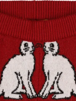 Shorts in maglia di misto viscosa con stampa