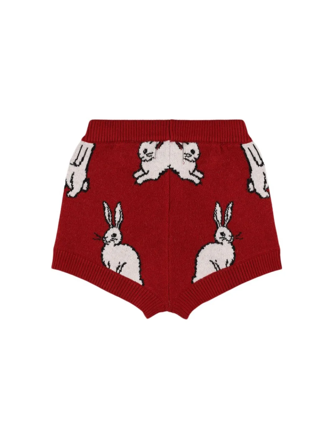 Shorts in maglia di misto viscosa con stampa