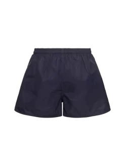 Shorts in twill di nylon ricamato