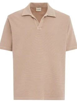 Short sleeve cotton polo shirt