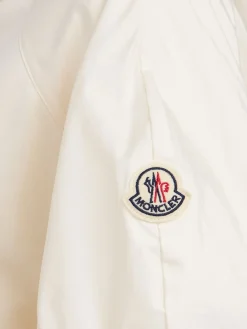 Short sleeve cotton zip-up hoodie