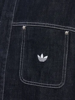 Short sleeve denim shirt