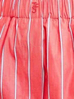 Shorts Lui in popeline di cotone a righe