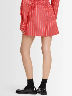 Shorts Lui in popeline di cotone a righe