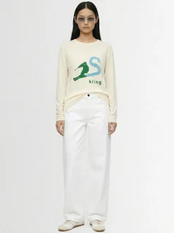 Ski long sleeve cashmere sweater
