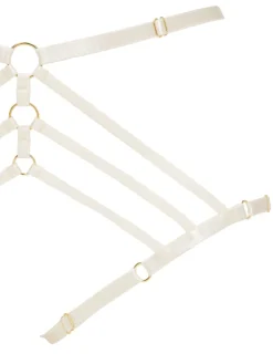 Slip aperti Art Déco in raso