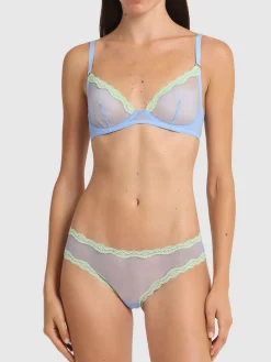 Slip in tulle trasparente