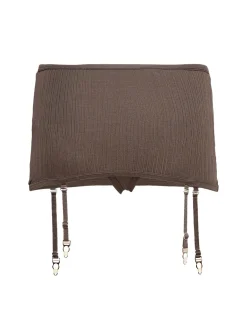 Slip in viscosa di seta con reggicalze