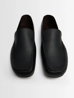 Slipper Leo in pelle