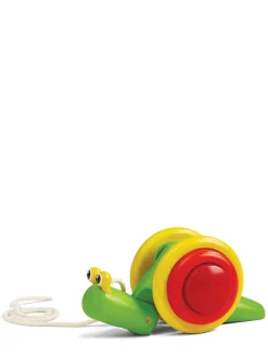 Snail pull-along toy
