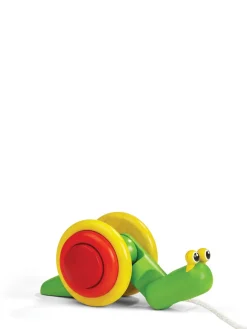 Snail pull-along toy