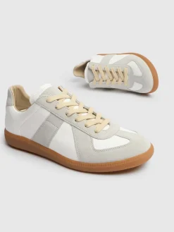Sneakers basse Replica in pelle e camoscio