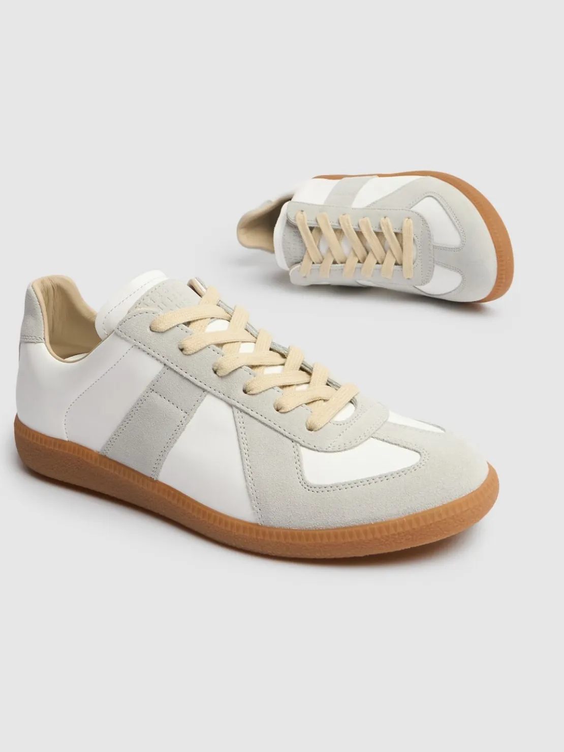 Sneakers basse Replica in pelle e camoscio